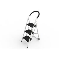 Marchepied pliable, marches appui larges 30 x 21,5 cm, antidérapante, charge max : 150 KG – SARAYLI Marche pied 3 marches - SARAYLI : 1643
