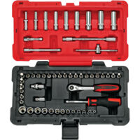 KS Tools - Coffret de douilles et accessoires ULTIMATE 12 pans - 1/4'', 54 pièces - 922.0655