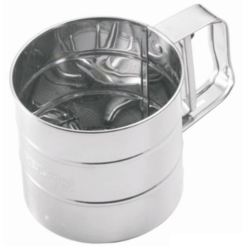 TrAdE Shop Traesio - Spargifarina In Acciaio Inox 11 X 10 X 16 Spargi Farina Zucchero A Velo 54375505