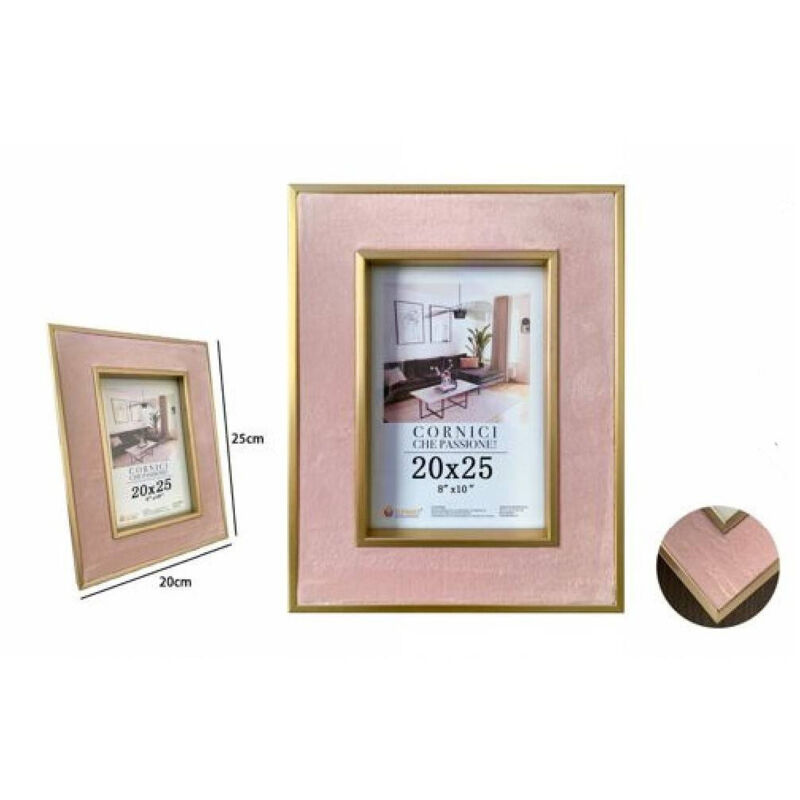 Cornice Portafoto Gift Decor Azzurro Cristallo Plastica (6 Unità