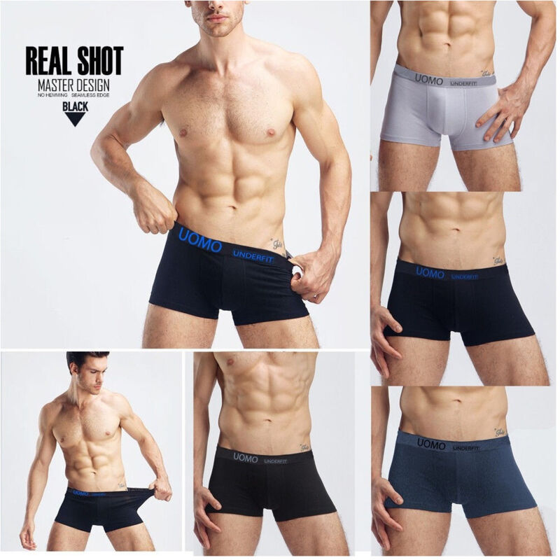 Intimo Uomo Stampa Quadri Confezione Da 3 Boxer Uomo In Cotone/poliestere - Stampa Quadri, Taglie S-2XL, Comodi E Morbidi Intimo Uomo Multipack - Foto 9