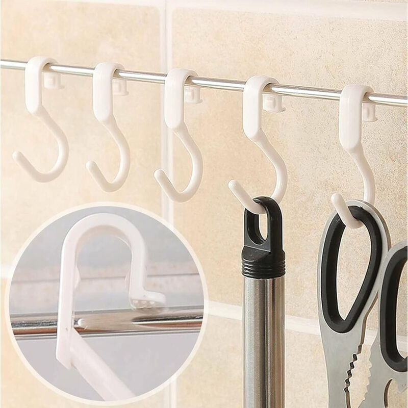 Ganci A S In Acciaio Inox – Confezione Da 9 Cm X 4 Mm, Extra Forti E Lavabili In Lavastoviglie Per Cucina, Bagno E Garage - 3