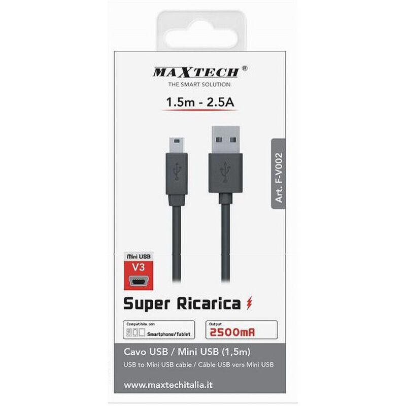 Cavo USB C Type C USB A, , cavetto di ricarica 3A e trasferimento dati a 480 MBit/s - USB 2.0, in nero, per notebook, cellulari, tablet e altri dispotivi