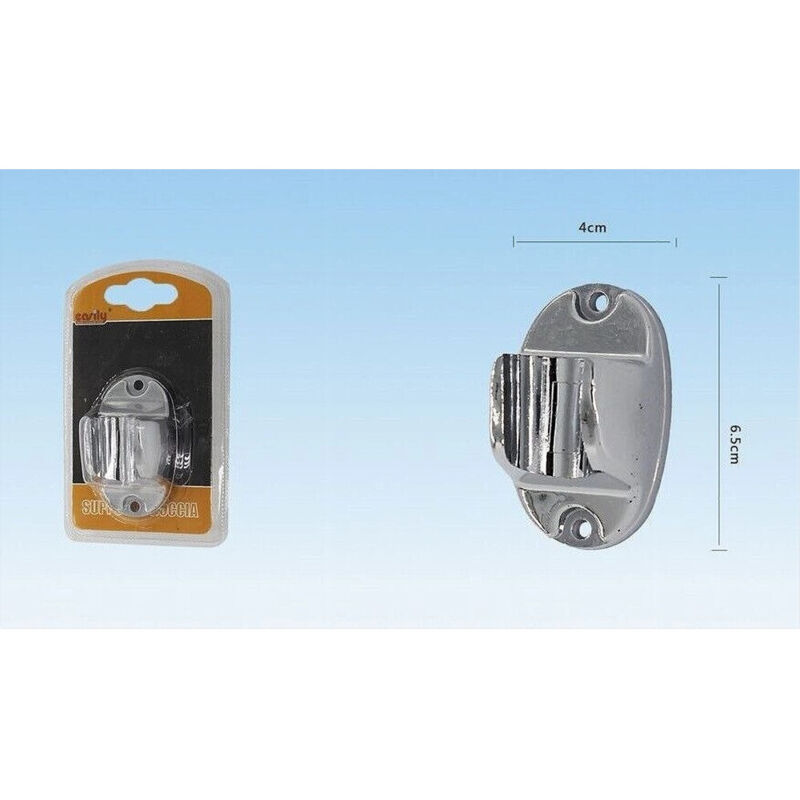 Supporto Per Soffione Doccia Senza Foratura, Girevole a 360°, Staffa Per Doccia, Supporto Per Doccia Senza Foratura, Doccia Regolabile Rimovibile, Universale, Per Bagno, Alberghi (Nero