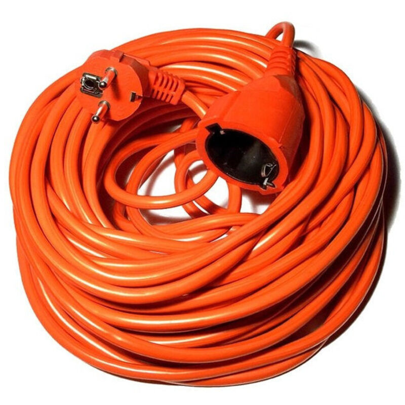 Cavo Di Prolunga Maschio Femmina 3G1,5 Mm2 Per Potenza 2000W Di Colore Arancione Aslo - Foto 5