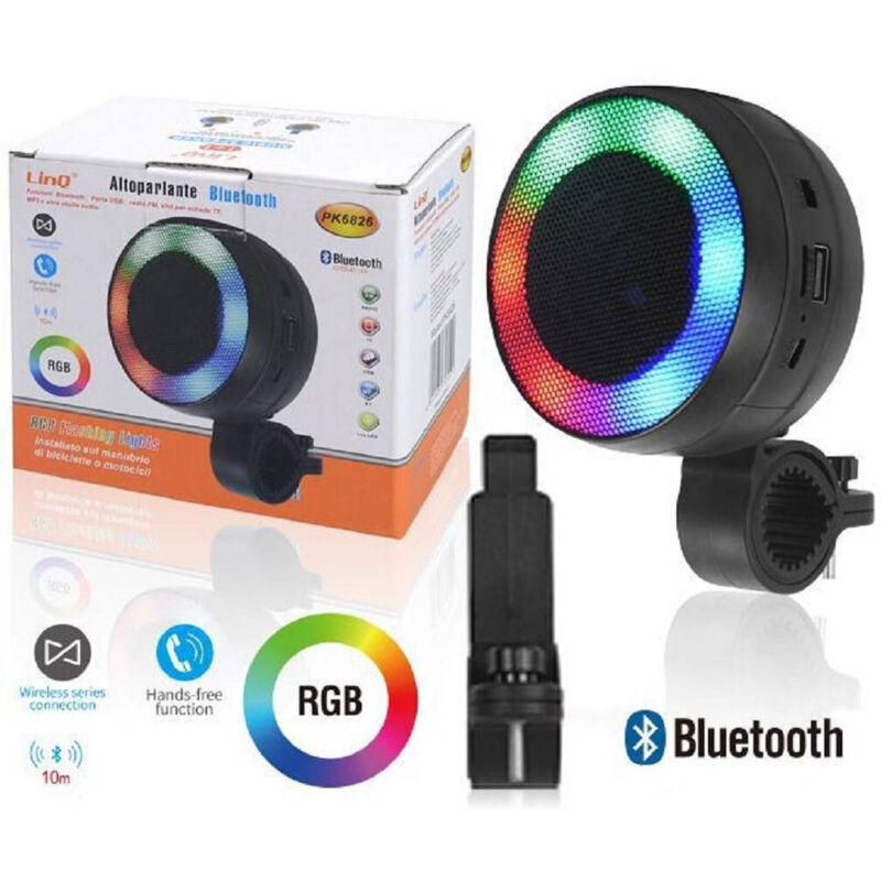 TORCIA LUCE A LED PER BICI BICICLETTA MTB ANTERIORE POSTERIORE USB