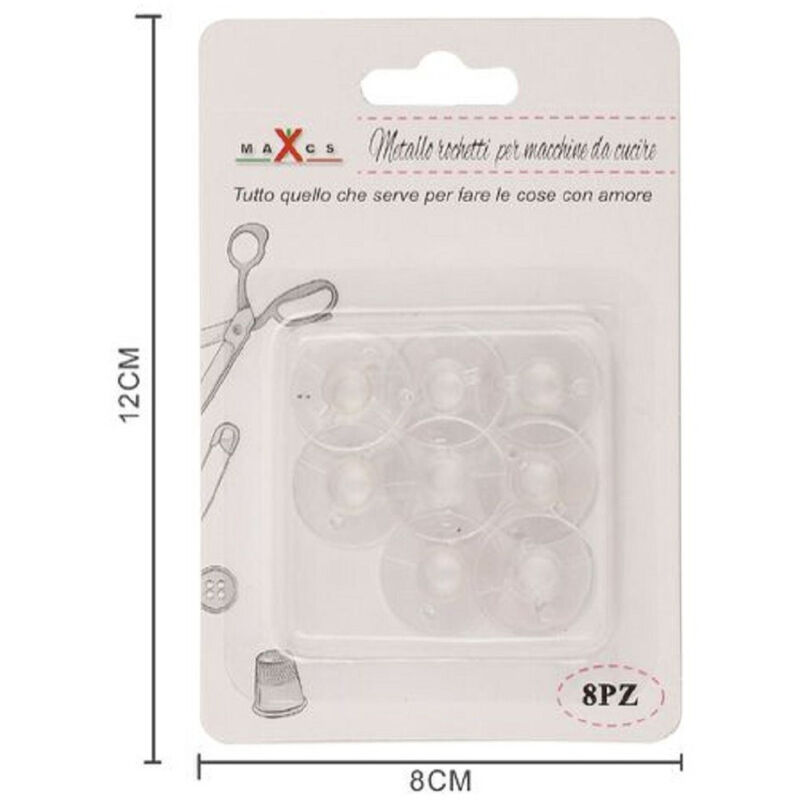 Set 24 Pezzi Rocchetto Filo Cucire Macchina Colorati ET 50 914m