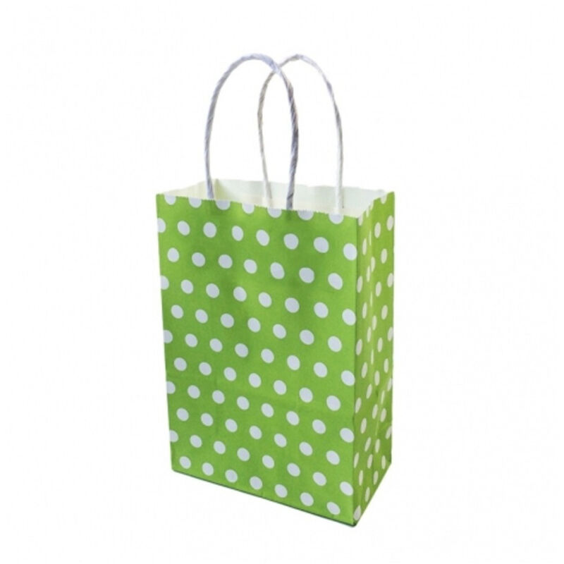 60 Sacchetti Regalo, 15 x 8 x 21 cm Buste Regalo Kraft Sacchetti Carta Bianchi Busta Regalo Con Manico per Matrimonio, Natale, Pasqua, Compleanno, Feste per Bambini, Vendita Al Dettaglio