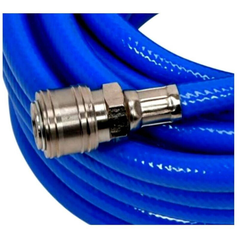 Tubo Aria Compressa 15 Metri Flessibile per Compressore Attacco Rapido Tubo Aria Compressa 15 Metri Flessibile per Compressore Attacco Rapido