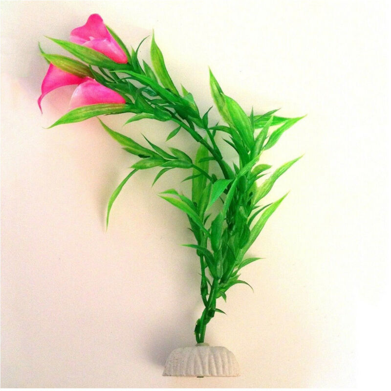 Fiore Artificiale Spathiphyllum In Plastica Di Simulazione – Lunghezza 44 Cm – Vivido E Fatto A Mano – Per Decorazione Casa, Ufficio, Interni Ed Esterni