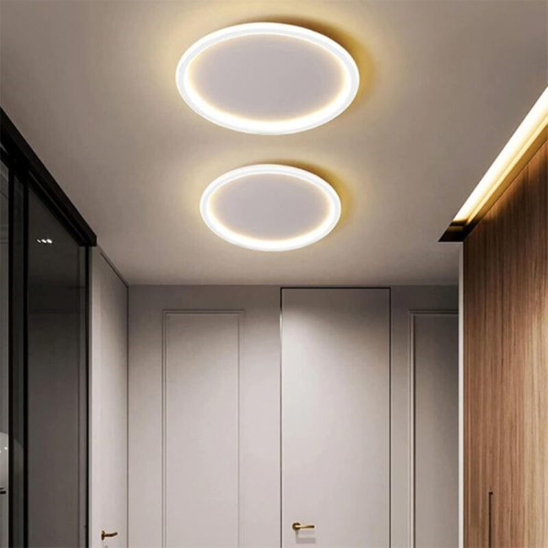Hepside Plafoniera LED Soffitto 16 Cm – 3 CCT Regolabili (3000K/4000K/6500K), IP44 Impermeabile, Ultra Sottile Per Bagno, Cucina E Corridoio