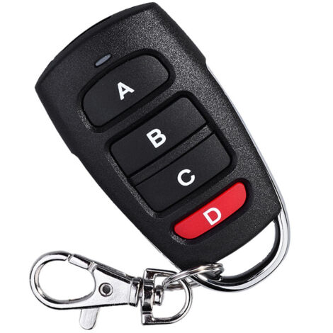 TRADE SHOP - Telecomando Cancello Duplicatore Codici Code Universale 4 Canali Frequenza 433 -