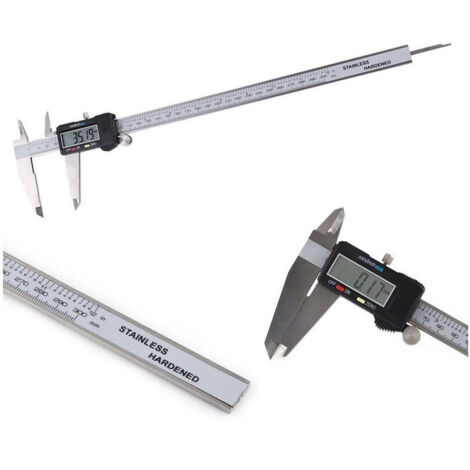 TRADE SHOP - Calibro Digitale Professionale Da 0-300 Mm Display Custodia Valigetta Rigida -