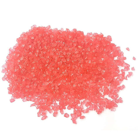 TRADE SHOP - Sassolini Pietra Pietre Sassi Sabbia Rosso 500g 0728 Decorazione Acquario -