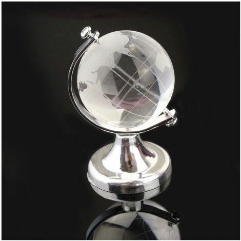 TrAdE Shop Traesio - Bomboniera Mappamondo In Vetro Diametro 6cm Per Comunione Wedding Battesimo -