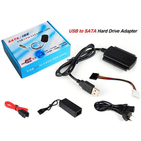 TrAdE Shop Traesio - Adattatore Da Sata / Ide A Usb 2.0 Supporta Hd Hard Dsik 2.5 3.5 Cavo Sata - (1/2)