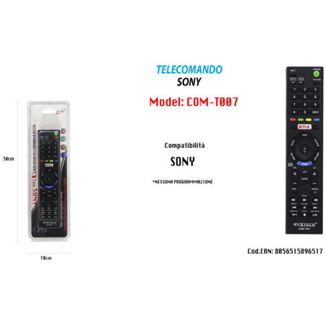 Telecomando universalo per SMART TV Samsung, LG, Philips, Sony, Sharp e Panasonic Telecomando universalo per SMART TV Samsung, LG, Philips, Sony, Sharp e Panasonic