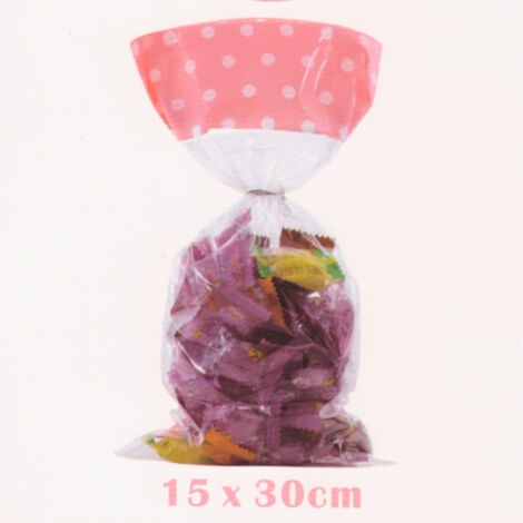 KTBANBANNEY 30 Sacchetti Regalo Rosa Con Fiocco – Confezione Per Piccoli Regali E Bomboniere - 2