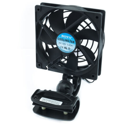 Ventilatore Portatile O2COOL 5 Pollici A Clip Con Batteria - 2 Velocità, Rotante, Testa Orientabile, Cachi, 2 Unità