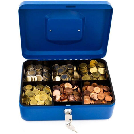 Contamonete Portamonete Classificatore - Vassoio Con 8 Colonne, 33x18.5 Cm, Per Gestione Monete - Foto 9