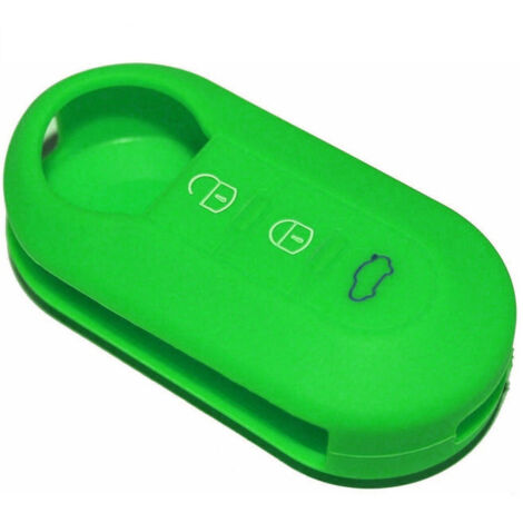 Cover In TPU Lucida Per Chiave Fiat 500, 500L, Grande Punto, Panda, Bravo, Lancia Delta/Ypsilon/Musa – Colore Blu - 2