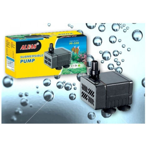 TRADE SHOP - Filtro Per Riciclo Acqua 5w 300 L/h Pompa Sommersa Per Acquario Stagno Pf-338 -