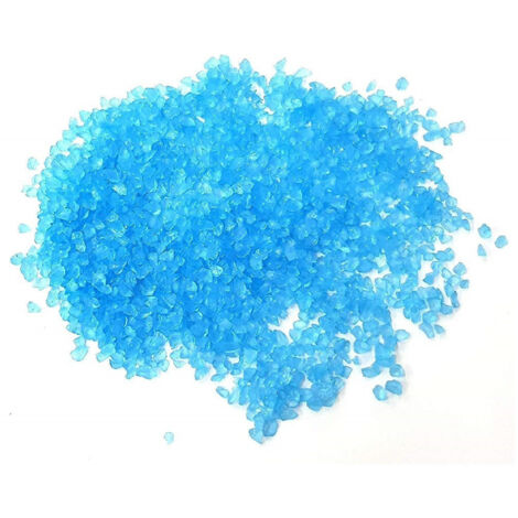 TRADE SHOP - Sassolini Pietre Ciottoli Sassi Sabbia Azzurro 500g Ed39940 Decorazione Acquario -