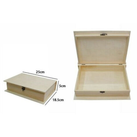 TRADE SHOP - Scatola Contenitore Box Astuccio In Legno Decoupage Portagioie Cofanetto 53464a -