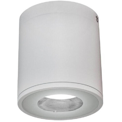 TRADE SHOP - Faretto Lampada Soffitto Bagno Vasca Box Doccia Portalampada Gu10 Impermeabile Ip65 - Bianco