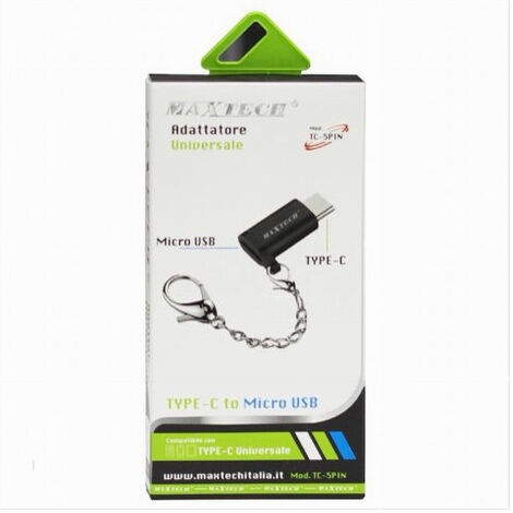deleyCON 2 Pezzi Adattatore USB-C - icro USB Feina a C aschio - per