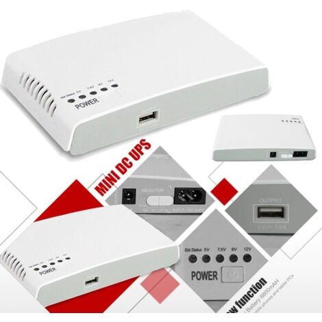 Andowl - Mini Ups Alimentatore Portatile Batteria Ricaricabile Q-a212 ...