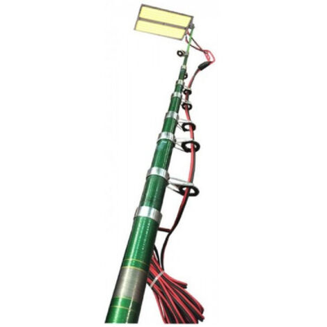 TRADE SHOP - Asta Estensibile Canna Da Pesca Pannello Luce Led Campeggio Illuminazione -