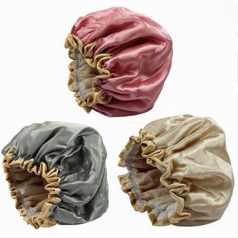 6PCS Cuffia Doccia per Capelli, Impermeabile con Elastici