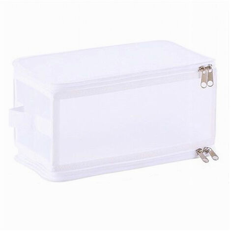 TRADE SHOP - Box Scatola Salvaspazio Portatutto Contenitore Organizer Armadi 30x15x15cm 59970 -