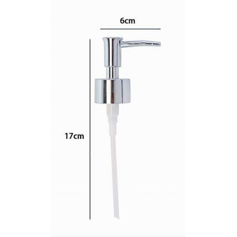 Confezione Da 4 Pompe Per Dispenser Di Sapone, In Acciaio Inox Per Dispenser Di Sapone Liquido Pompe Di Ricambio Pompe Da Incasso Per Dispenser D 96237931