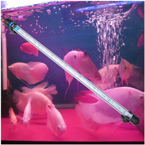 TRADE SHOP - Lampada Immersione Led Per Acquario Tubo Led T4 Dee Luce Pesci Rgb - -40 cm -