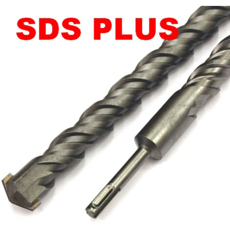 TRADE SHOP - Punta Gigante A Doppia Elica Con Attacco Sds Plus Per Martello Demolitore -       800 X 25 mm