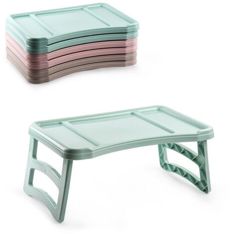 TRADE SHOP - Vassoio Tavolo Tavolino Da Letto Pieghevole Divano In Plastica Colorata 119211a -