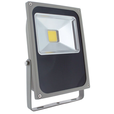 TRADE SHOP - Faro Led Slim Faretto Pro Alta Luminosita Luce Calda Freddo 10w Per Esterno Ip65 - -Bianco Freddo -