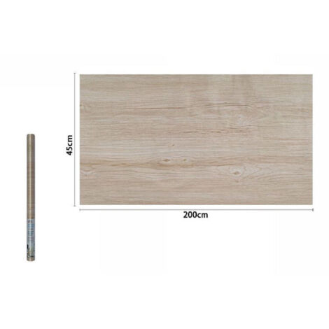 TRADE SHOP - Rotolo Pellicola Adesiva Fantasia Effetto Legno 45cm X 2mt Mobili Cassetti 71234 -