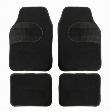TRADE SHOP - Tappetino Universale Da Auto Pvc Doppio Camoscio Tappetini 4 Pz. Maxtech Mats-07 - (1/2)