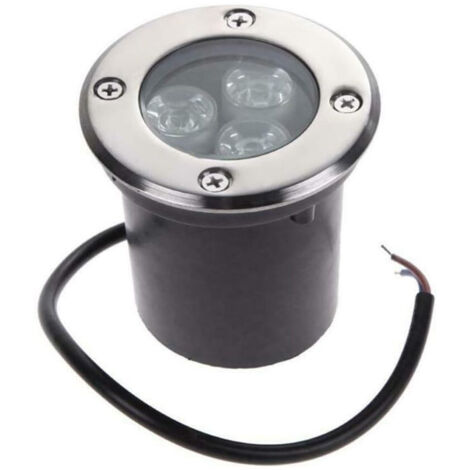 TRADE SHOP - Faretto Led Segnapassi Watt Giardino Ip65 Calpestabile Per Esterno Impermeabile - -Bianco Caldo-3 Watt