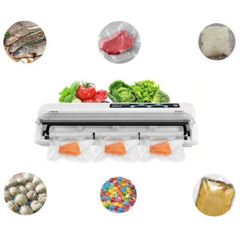TRADE SHOP - Macchina Per Sottovuoto Alimenti 30 Cm Confeziona Cibo Casa 110w Vs6620 -