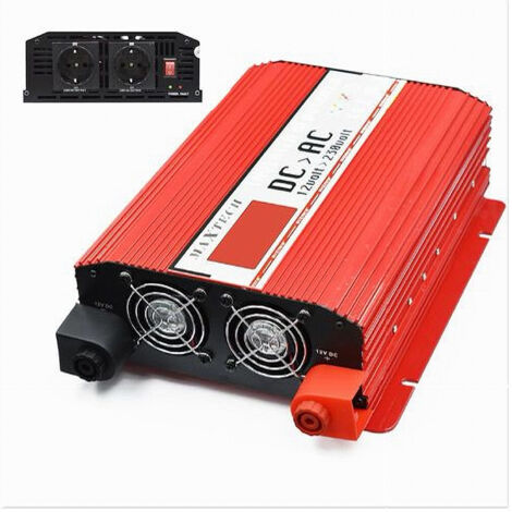 MaxTech - Inverter 12v A 230v 3000w Di Potenza Convertitore Camper Auto Maxtech Hb3000-12v -