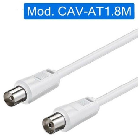 TRADE SHOP - Cavo Antenna Maschio-femmina 1.8mt Smart Tv - Tv Hd Internet Prolunga Cav-at1.8m - (1/4)