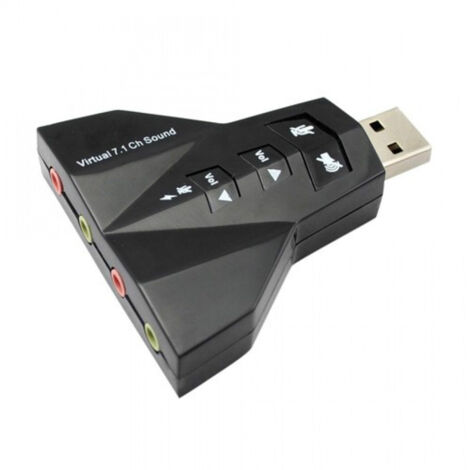 Scheda Audio Esterna USB 7.1 Canali Plug & Play - Sostitutiva Per PC Windows E Mac