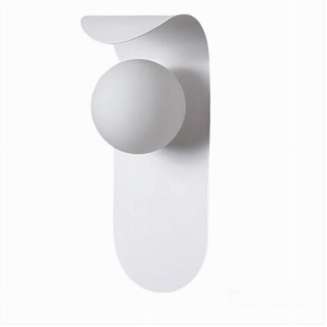 Applique Da Parete Nera, Applique Da Parete Interno Led Moderno Da Parete 3000K Tondo Bianco Caldo Lampada Muro Interno Applique Camera Da Letto Per 86809403