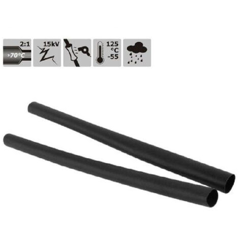 Kit di tubi termorestringenti, 150 pezzi-NERO per circuiti, auto, riparazioni idroelettriche