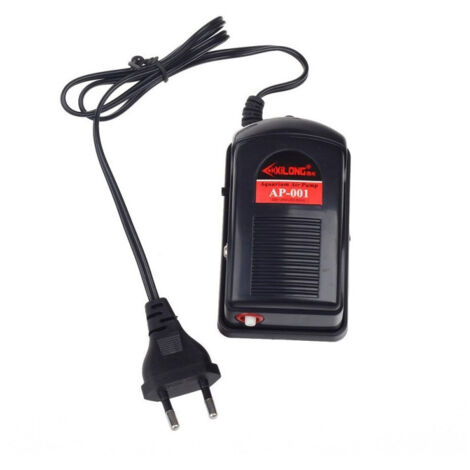 TrAdE Shop Traesio - Pompa Areatore Aeratore 001 Acquario 1 Uscita 2w 1.5l Pesci Aria Ossigenatore -