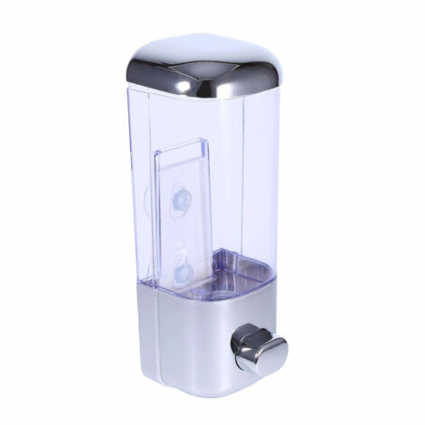 TRADE SHOP - Dispenser Erogatore Per Sapone Liquido 500 Ml Muro Dosatore A Parete Bagno -